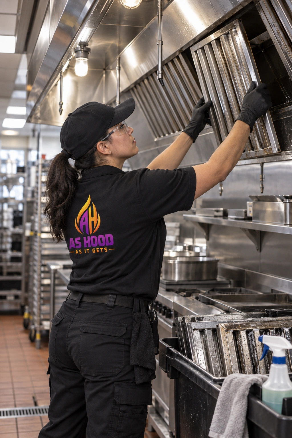 Cleaning restaurant grease filters